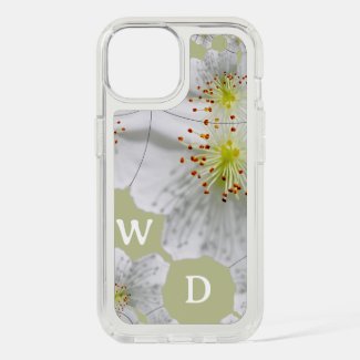 Personalized Elegant Cute Floral Art Yellow Brown