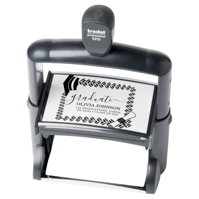 Personalized Elegant Ex Libris Self-Inking Stamp  (Product)