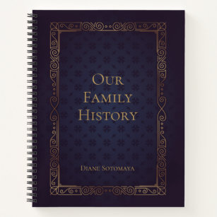 Family Tree Notebook, Zazzle