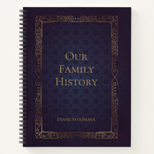 Personalized Family Tree Notebook