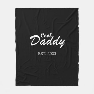 Personalized Elegant Fathers Day Gift Cool Dad Fleece Blanket