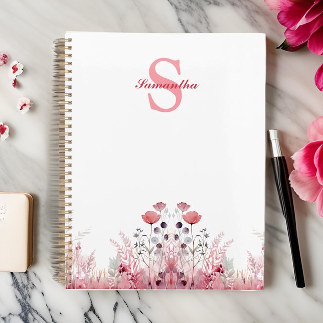 Personalized Elegant Floral Cute Girly Planner (Creator Uploaded)