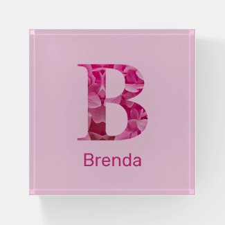 Personalized Elegant Floral Monogram 