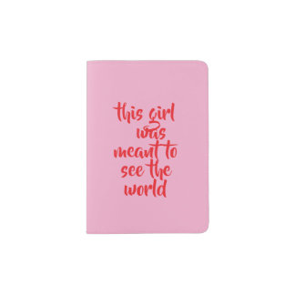 Personalized Elegant Floral Passport Cover
