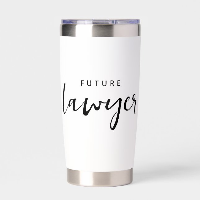 Personalized Elegant Future Lawyer Insulated Tumbler (Front)