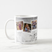 Personalized Elegant Grandma Photo Collage Family Coffee Mug (Left)