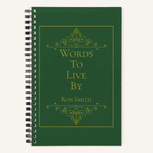 Personalized Elegant Journal for Quotes