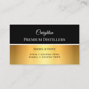 Personalized Elegant Label Business Card