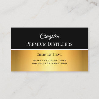 Personalized Elegant Label Business Card