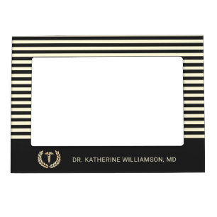 Personalized Elegant Medical Symbol Doctor Nurse Magnetic Frame