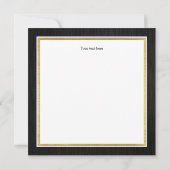 Personalized Elegant Metallic Gold 1993 (Back)