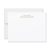 Personalized Elegant Minimalist Sage Green Gingham
