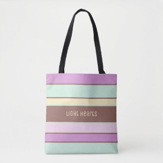 Personalized Elegant, Modern Light Pastel Stripes