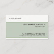 Personalized Elegant Modern Minimalist Template Business Card at Zazzle