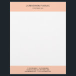 Personalized Elegant Modern Trendy Simple Template Letterhead<br><div class="desc">Personalized Elegant Modern Trendy Simple Template Letterhead.</div>