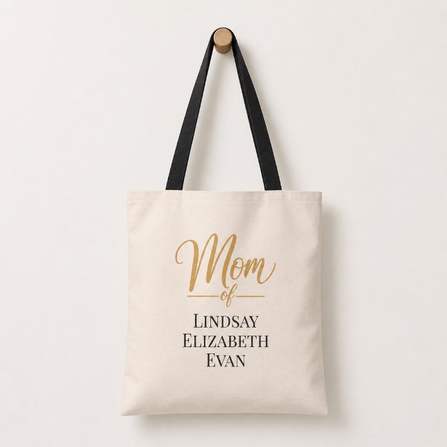 Personalized Elegant Mom Tote Bag (Creator Uploaded)