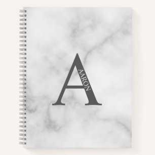 Personalized Elegant Monogram and Name Notebook