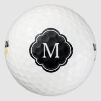 Personalized | Elegant Monogram Golf Balls