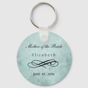 Personalized Elegant Name Wedding Favor Keychain