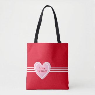 Personalized Elegant Pink White Love Heart Red