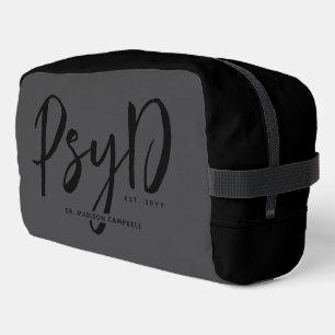 Personalized Elegant PsyD Doctor of Psychology Dopp Kit