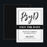Personalized Elegant PsyD Doctor of Psychology Save The Date<br><div class="desc">Personalized Elegant PsyD Doctor of Psychology Congratulations Gifts</div>