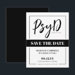 Personalized Elegant PsyD Doctor of Psychology Save The Date<br><div class="desc">Personalized Elegant PsyD Doctor of Psychology Congratulations Gifts</div>
