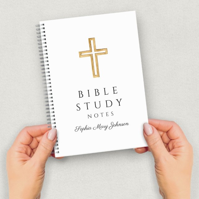 Personalized Elegant Religious Cross Notebook (Personalized Elegant Religious Cross Notebook)