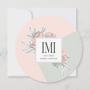Personalized Elegant Rustic Modern Wedding Invitat Invitation