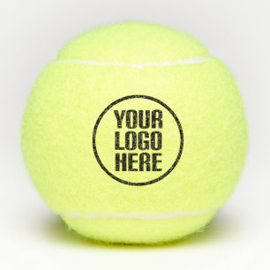 Personalized Elegant Script Company Branded Swag Tennis Balls
