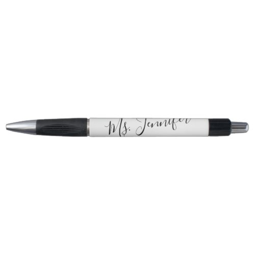 Personalized Elegant Scripted Dance Teacher Pen