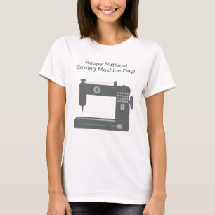 Personalized Elegant Sewing Machine Art T-Shirt