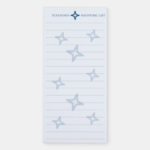 Personalized Elegant Sparkle Starburst Custom Magnetic Notepad