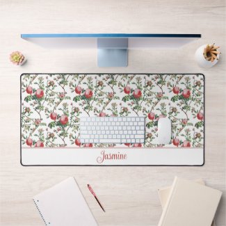 Personalized Elegant Vintage Pink Rose Floral