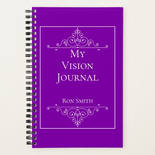 Personalized Elegant Vision Journal