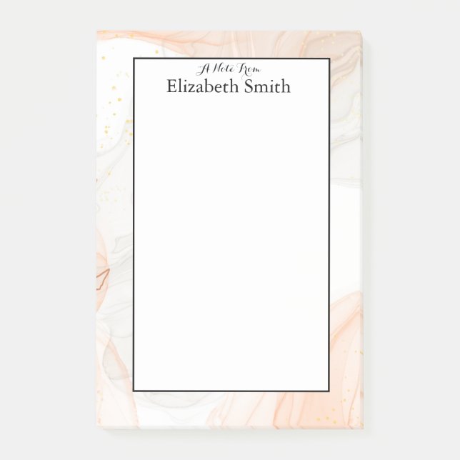 Personalized Elegant Watercolor Notes (Front)