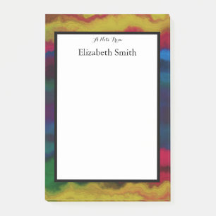 Personalized Elegant Watercolor Post-it Notes
