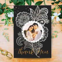 Personalized Elegant Wedding Anniversary Photo