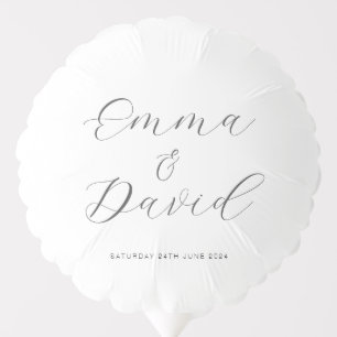 Personalized Elegant Wedding Balloon