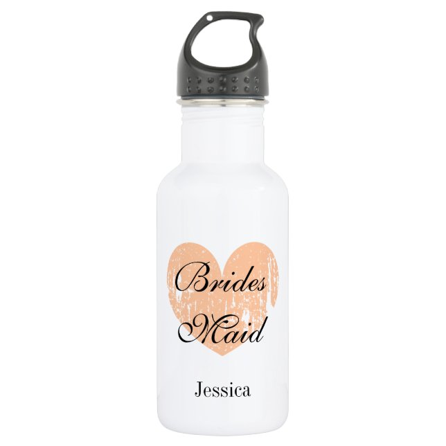 Personalized elegant wedding favor water bottles (Front)
