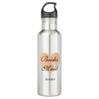 Personalized elegant wedding favor water bottles