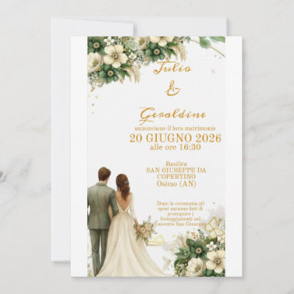 Personalized Elegant Wedding Invitation