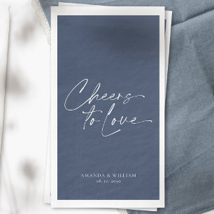 Personalized Elegant Wedding Paper Guest Towel