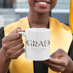 Personalized Elegant Wildflower Graduation Coffee Mug