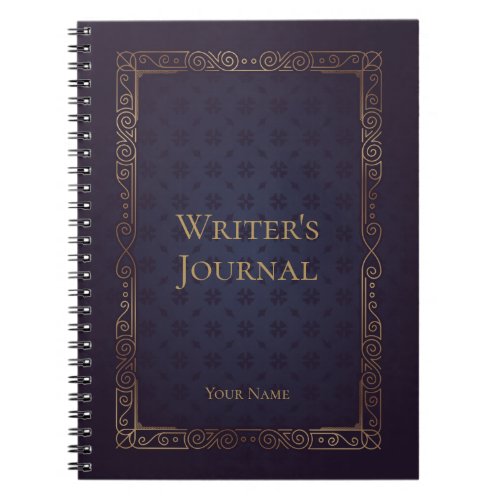 Personalized Elegant Writers Journal