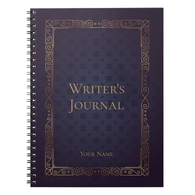 Personalized Elegant Writer’s Journal (Front)