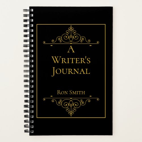 Personalized Elegant Writing Journal for Authors