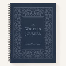 Personalized Elegant Writing Journal for Authors