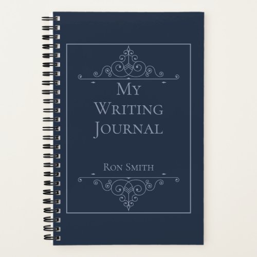 Personalized Elegant Writing Journal for Authors