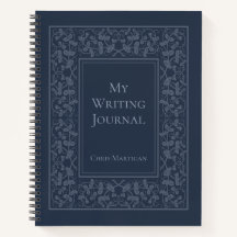 Personalized Elegant Writing Journal for Authors